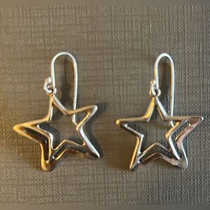 Silpada "Wish Upon A Star" or "Starry Wishes" sterling silver dangle earrings.